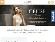 Tablet Screenshot of celise.pl